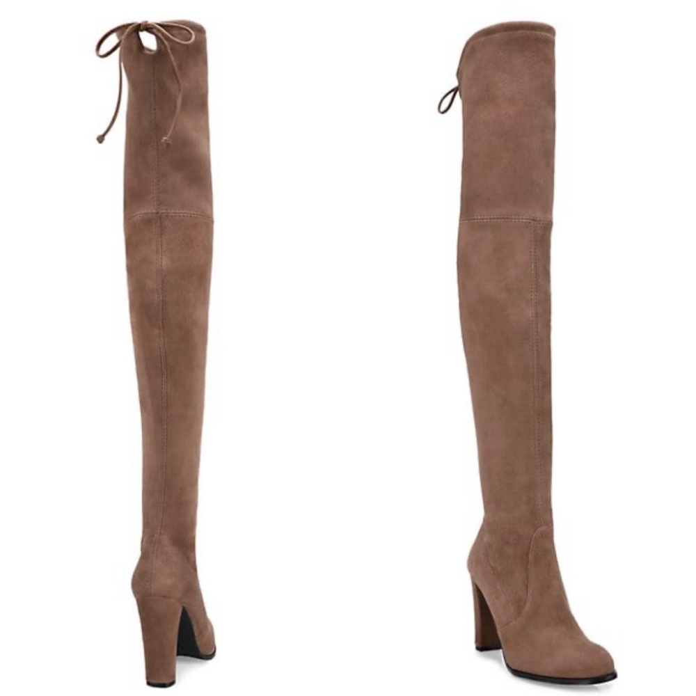 Stuart Weitzman Highland Over-The-Knee Suede Boots